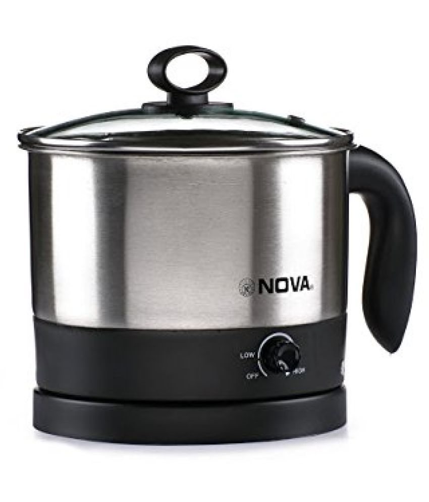 NOVA NKT2729 Multifuction 1.2 Liter 1000 Watt Stainless Steel Electric