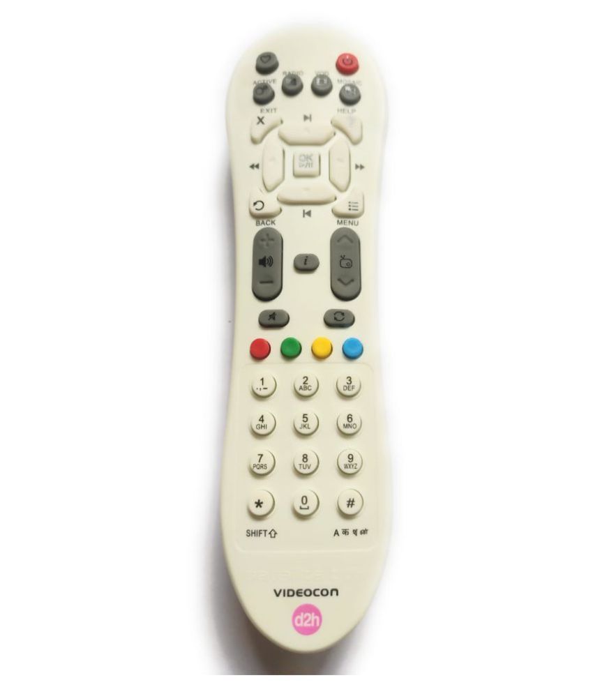 Buy Videocon D2h Videocon d2h DTH Remote Compatible with Videocon d2h Online at Best Price in ...