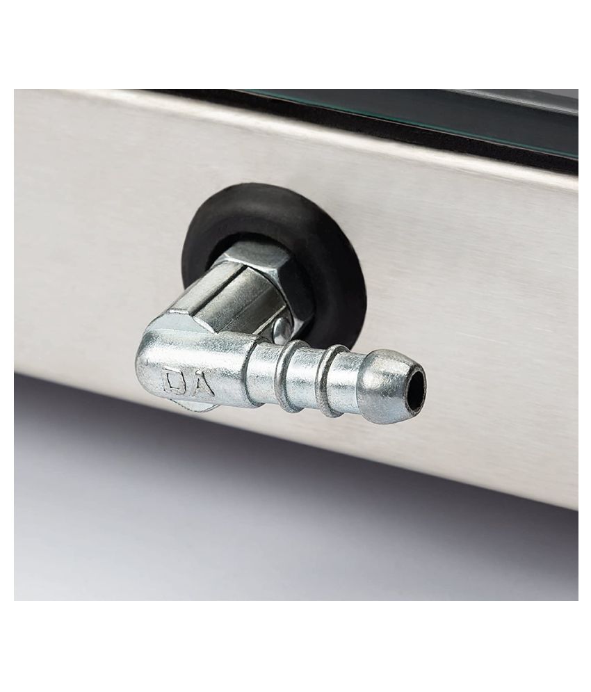 Eveready TGC4B MR Heat Resistant Toughened Glass Top 4 Burner Gas Stove