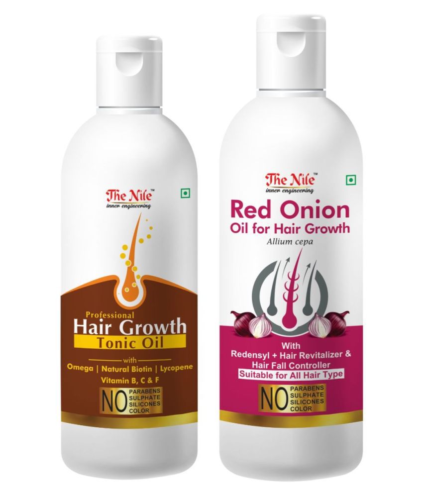     			The Nile Hair Tonic 100 ML + Red Onion Oil 200 ML Hair Oils 300 mL Pack of 2
