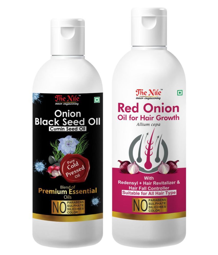     			The Nile Onion Black Seed  100 Ml & Red Onion Oil 200 ML Hair Oils 300 mL Pack of 2