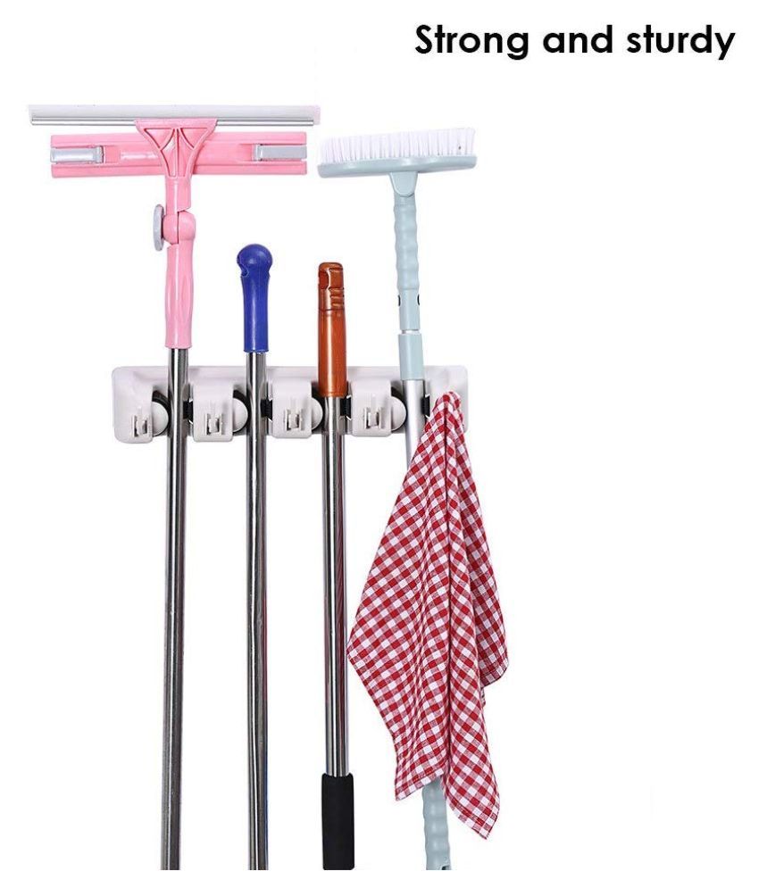 4 Layer Broom Holder: Buy 4 Layer Broom Holder Online at Low Price ...