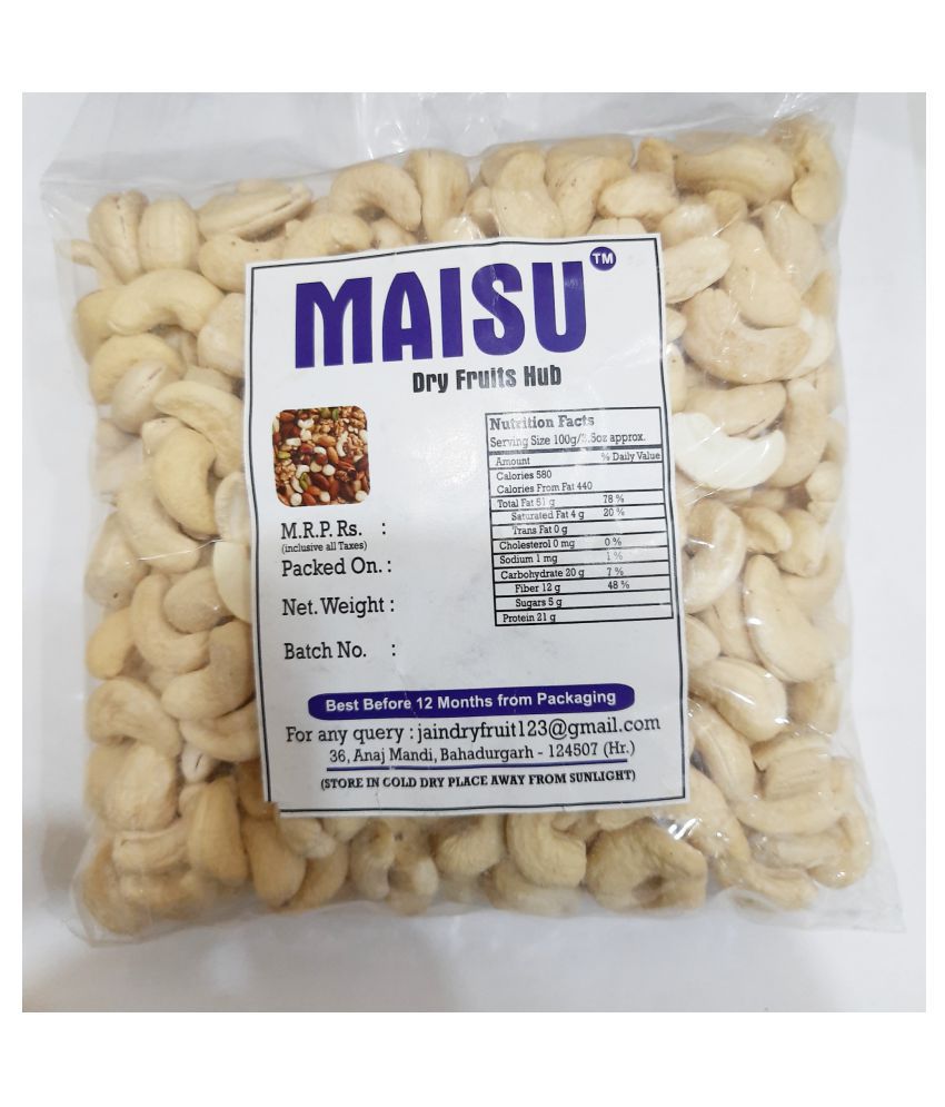 Maisu Cashew nut (Kaju) 500 g: Buy Maisu Cashew nut (Kaju) 500 g at ...