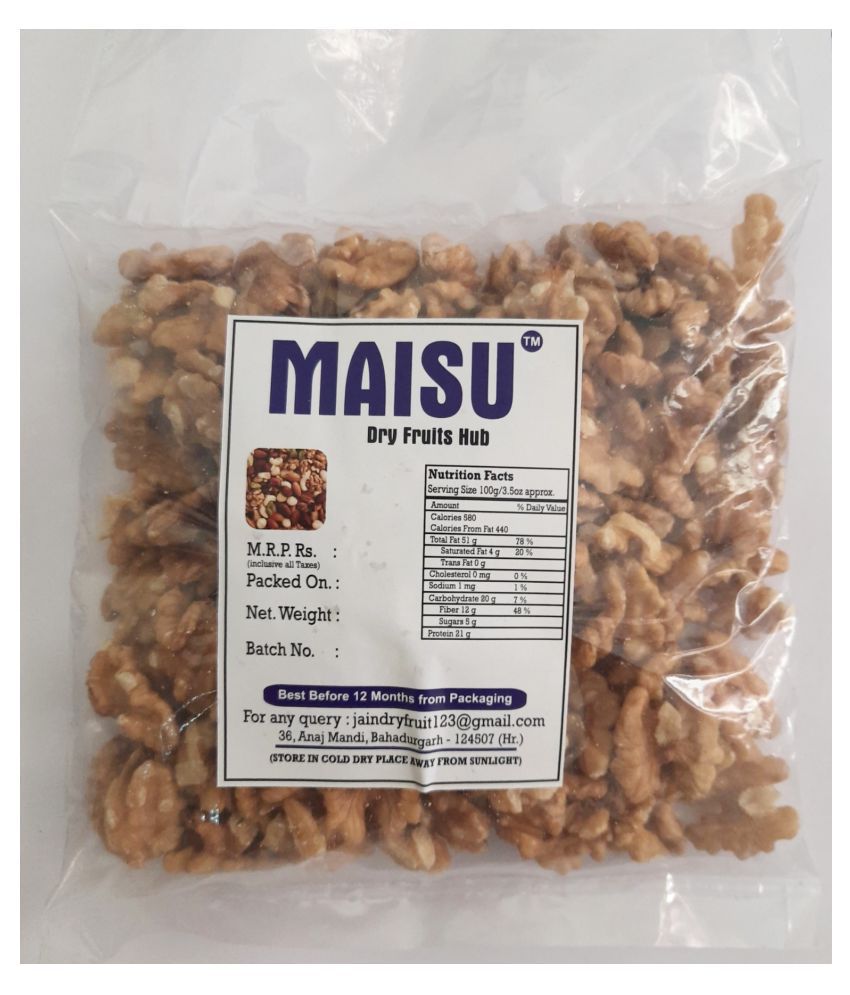 Maisu Walnuts without shell(Akhrot giri) 500 g: Buy Maisu Walnuts ...