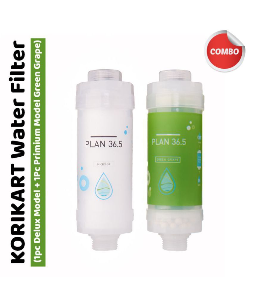     			Plan36.5 Shower Filter Combo(1Pc Deluxe Model+1Pc Premium Model Green Grape)
