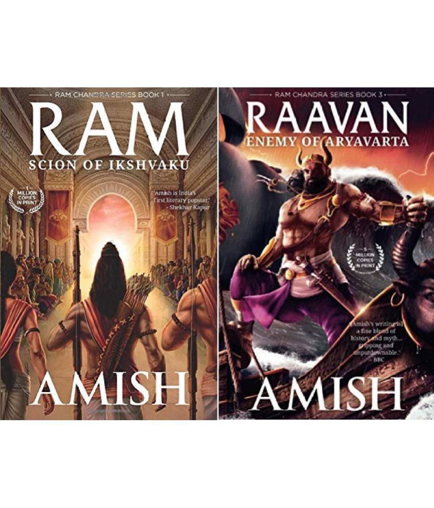     			Ram-Scion of Ikshvaku & Raavan- Enemy of Aryavarta ( Ram Chandra Series 1&3 Book) English paperback By Amish Tripathi