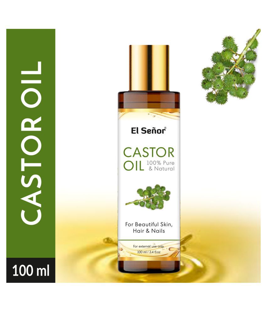 El Señor 100 % Pure & Natural For Hair & Skin Castor Oil 100 ml: Buy El ...