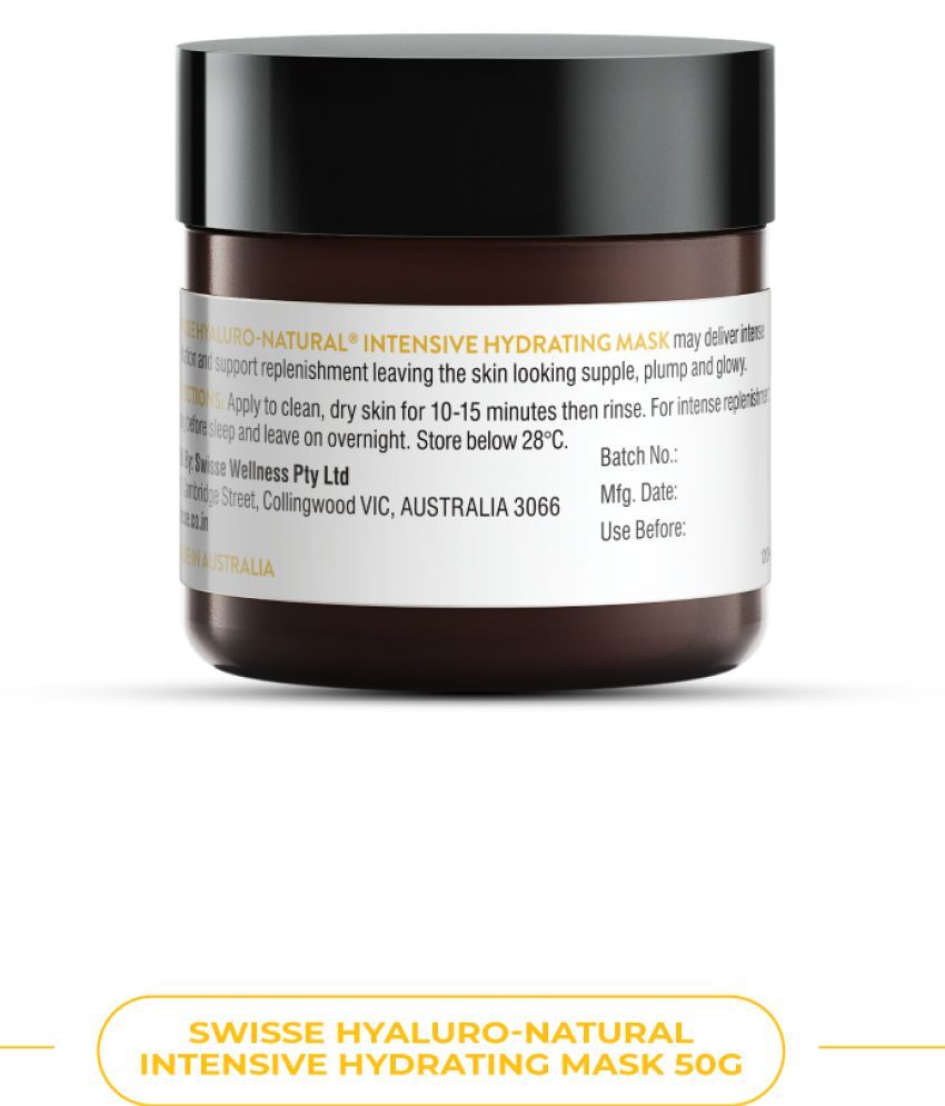 Swisse Hyaluro Natural Hydrating Intensive mask Face Mask Cream 50 gm