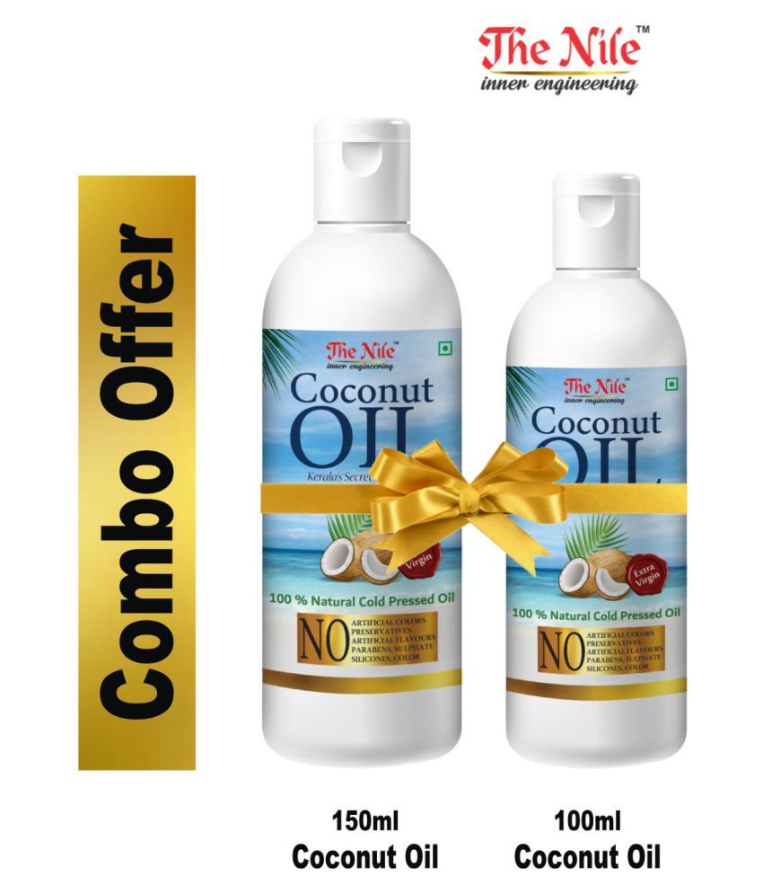     			The Nile Coconut Oil 150 Ml + Coconut Oil 100 ML 250 mL Pack of 2