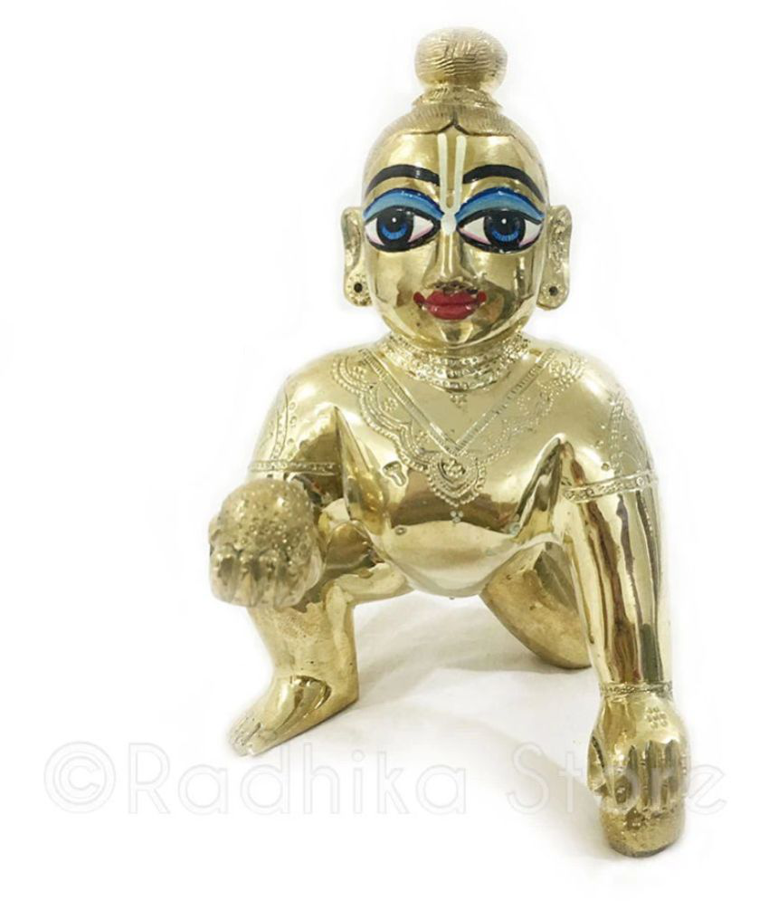 Ayansh Laddu Gopal Brass Idol: Buy Ayansh Laddu Gopal Brass Idol ...