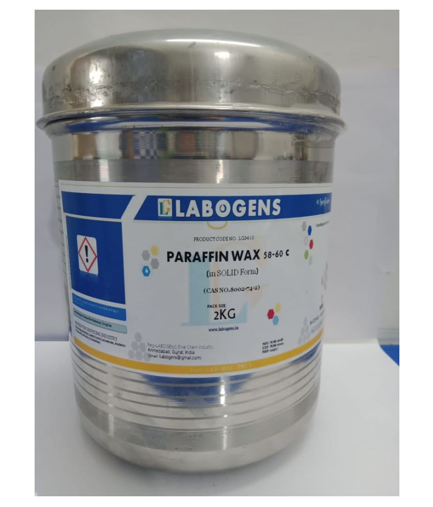     			LABOGENS PARAFFIN WAX 58-60 C (in solid form )   2KG