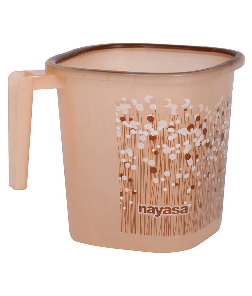 aarohi13 Plastic Bathroom Bucket Set Brown Buy aarohi13 Plastic