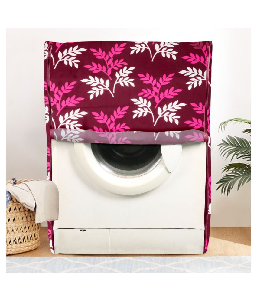     			E-Retailer Single Polyester Purple Washing Machine Cover for Universal Front Load