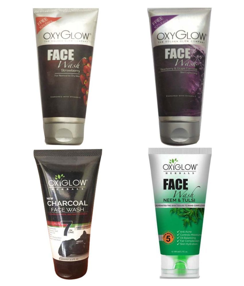 charcoal face wash oxyglow