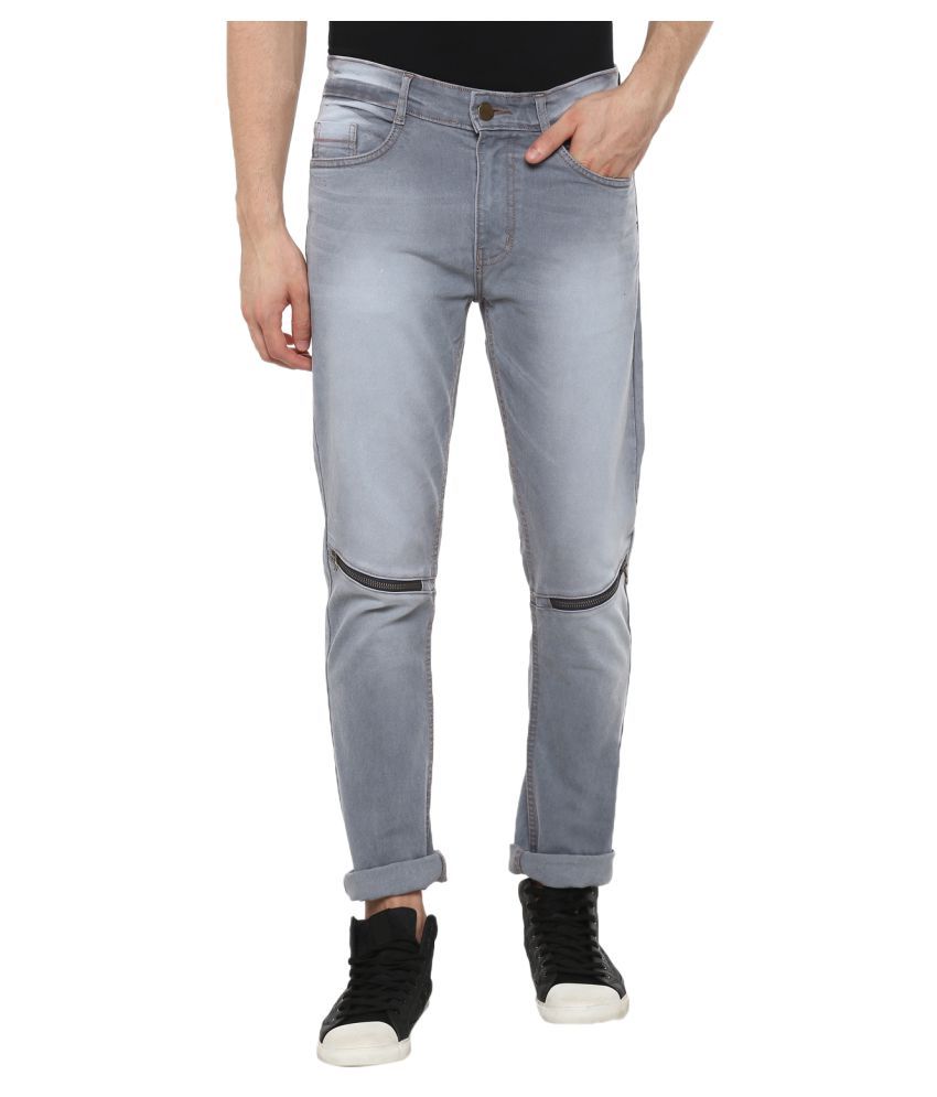 grey slim jeans