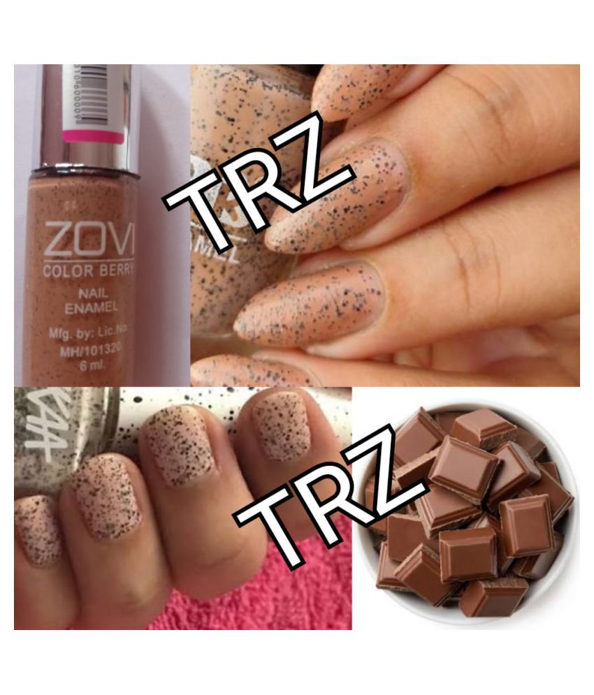 Zovi Cookie Nail Enamel Nail Polish Brown Crackle 6 mL: Buy Zovi Cookie Nail  Enamel Nail Polish Brown Crackle 6 mL at Best Prices in India - Snapdeal