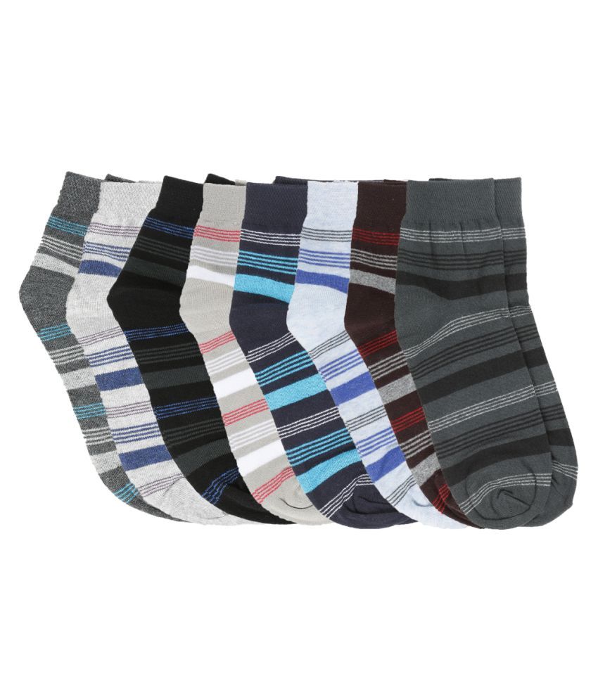 Dollar Multi Ankle Length Socks Pack of 8 Buy Online at Low Price in