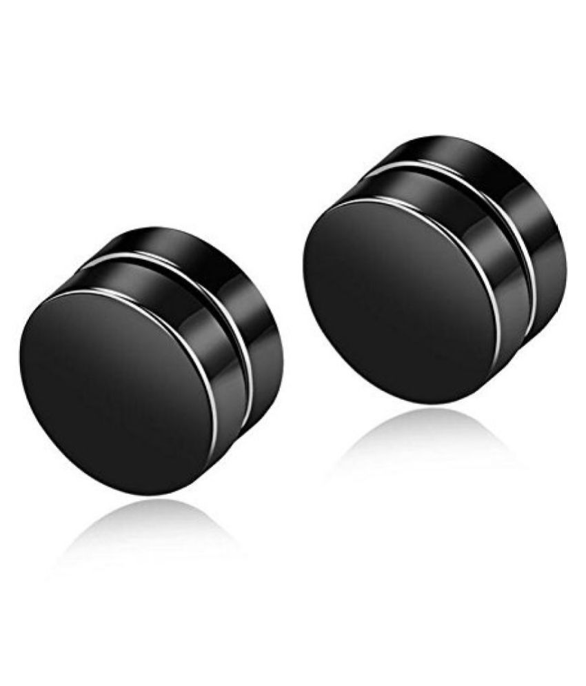     			Magnetic Non-Piercing  Stainless Steel Studs Earrings for Men and Women