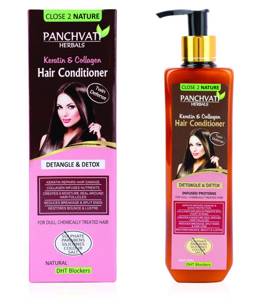 Panchvati Keratin & Collagen Hair Shampoo + Conditioner 600 mL Pack of