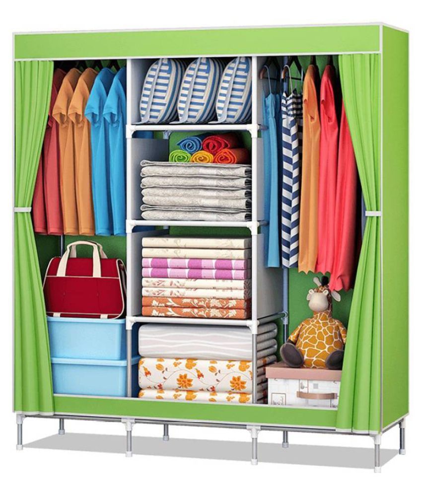 Secom Collapsible Wardrobe Storage Organizer Multi Purpose Clothes Storage Wardrobe With Portable Shelves Clothes Cabinet Bedroom Organiser Storage Rack For Kids Men Women Buy Online At Best Price In India On Snapdeal