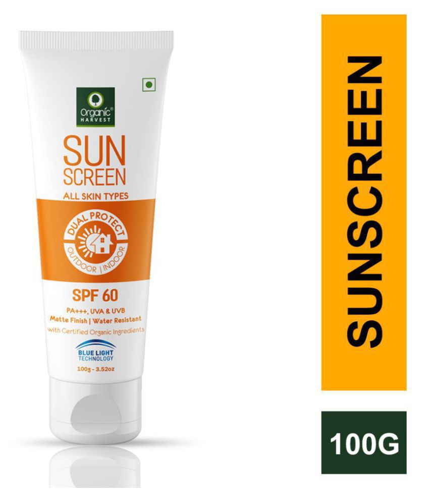     			Organic Harvest Sunscreen SPF 60 For All Skin Type - 100gm