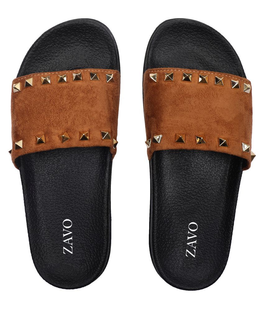 off white tan slides