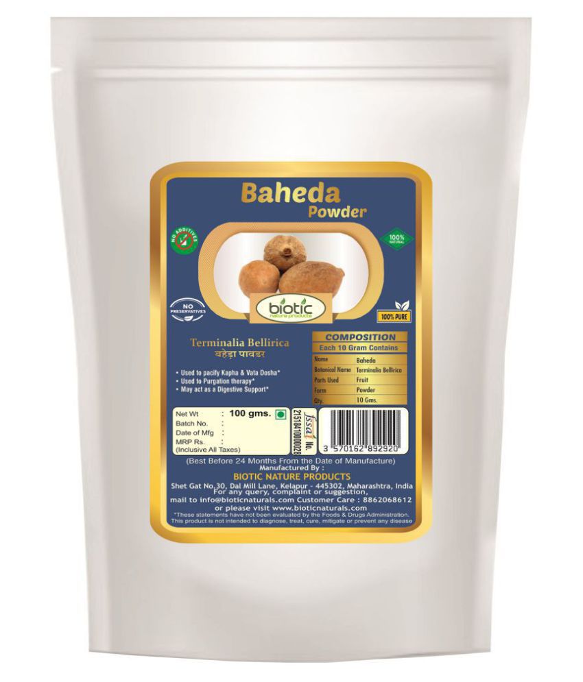    			Biotic Baheda Powder (Terminalia Belerica) Powder 100 gm
