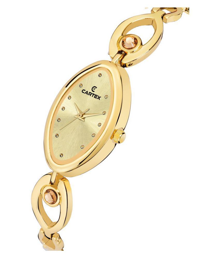 cartex Brass Tonneau Womens Watch Price in India Buy cartex Brass