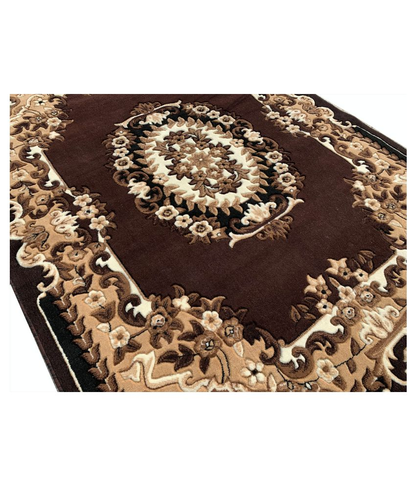 ASAD EMPORIUM RUGS Brown Polypropylene Carpet Contemporary 5x7 Ft Buy ASAD EMPORIUM RUGS Brown