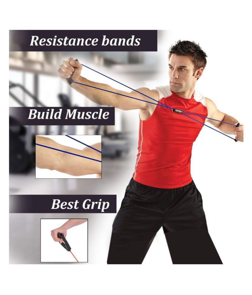 Chest Expander Resistance 8 Type Muscle Chest Expander