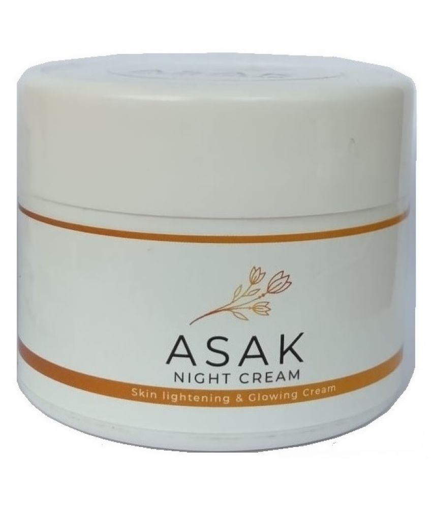 ASAK Advanced Whitening Formula Pinkish Glowing Skin Whitening Night