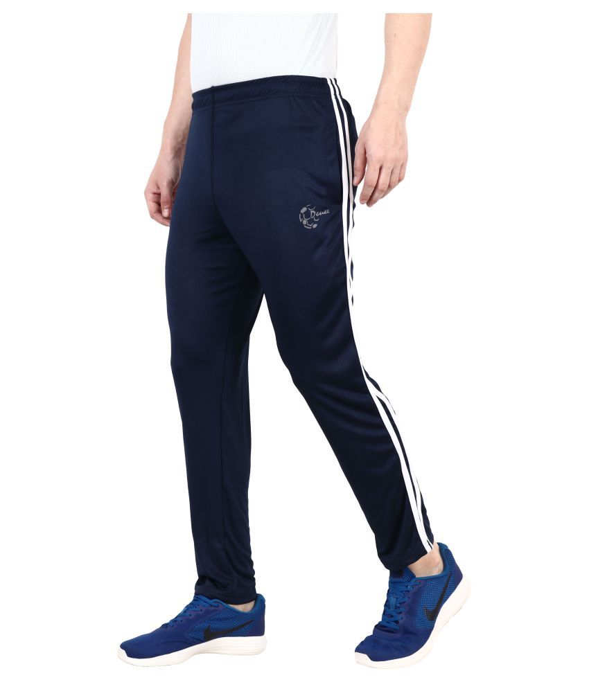 Deuce Sports Men Blue Solid Regular fit Track Pants - Buy Deuce Sports ...