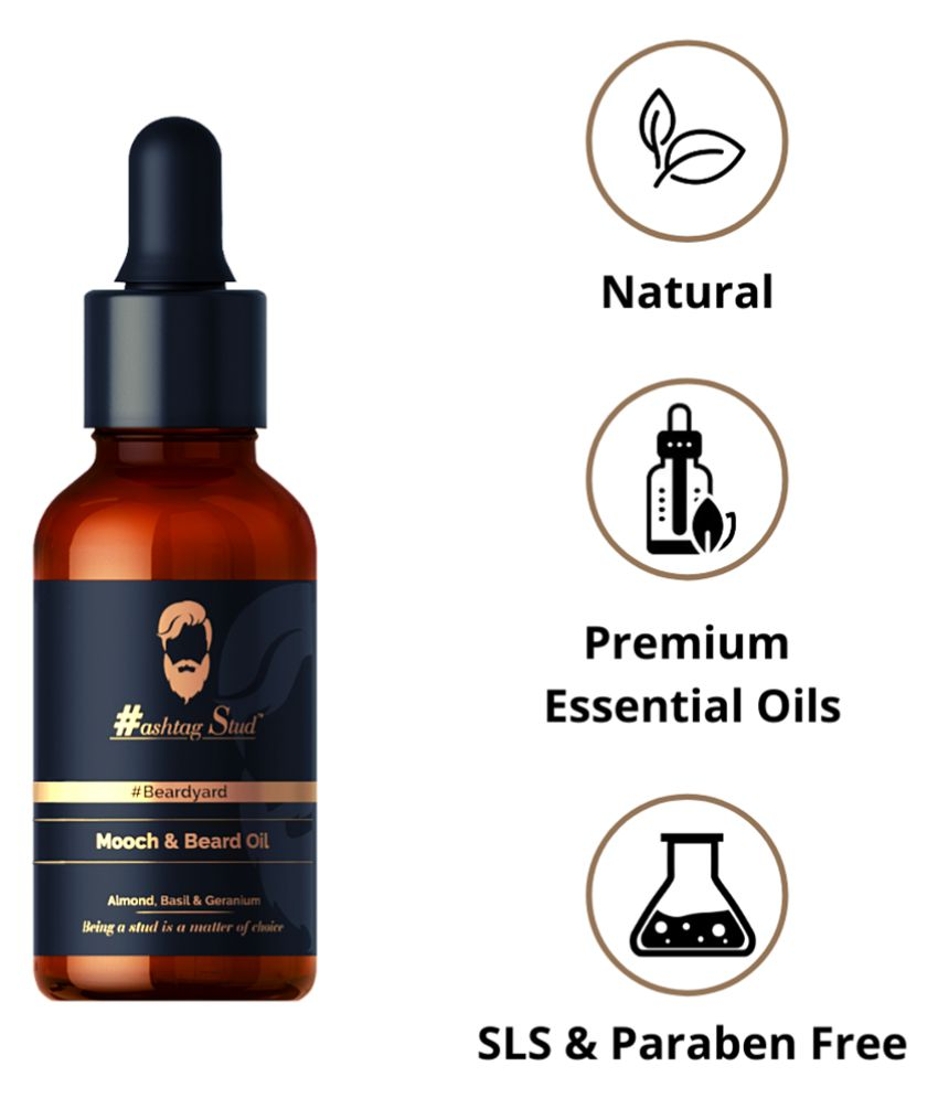 Hashtag Stud Beardyard Beard Oil Almond Oil 30 ml Buy Hashtag Stud 