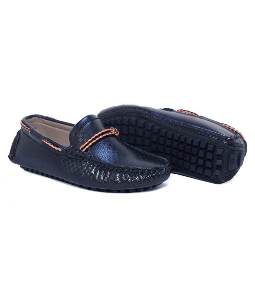 PAUL JOHN Boys Black Loafers Price in India Buy PAUL JOHN Boys Black