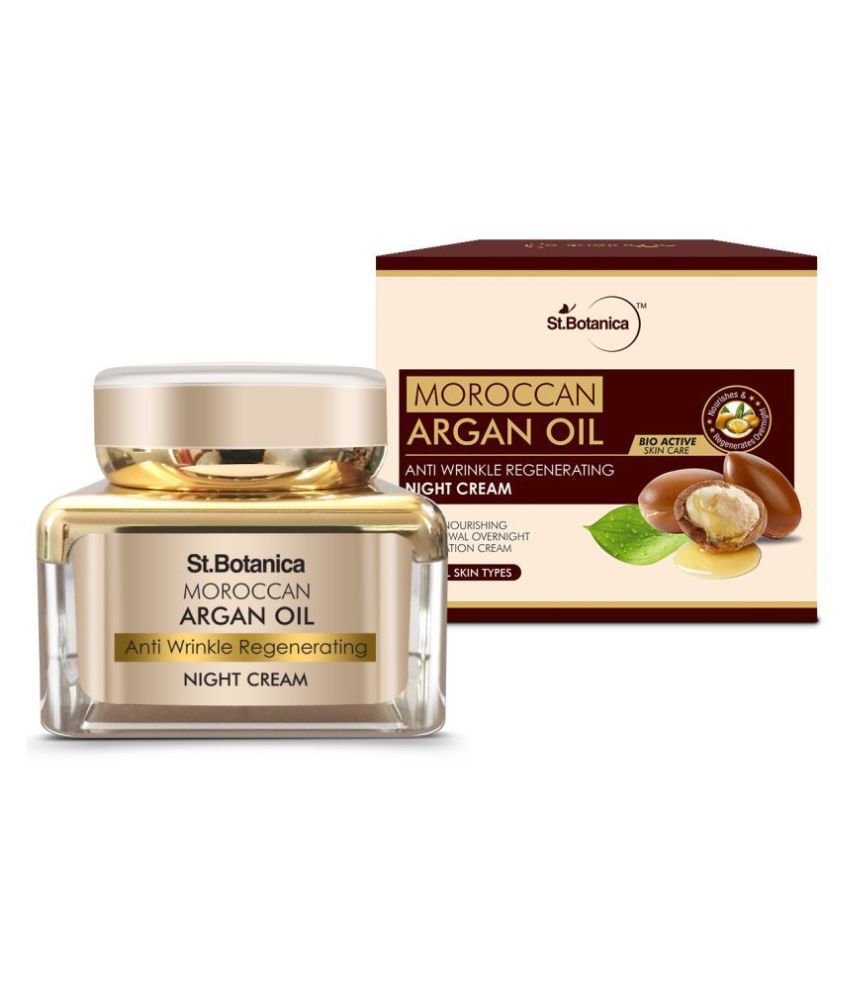 StBotanica Moroccan Argan Oil Anti Wrinkle Regenerating Night Cream 50 gm