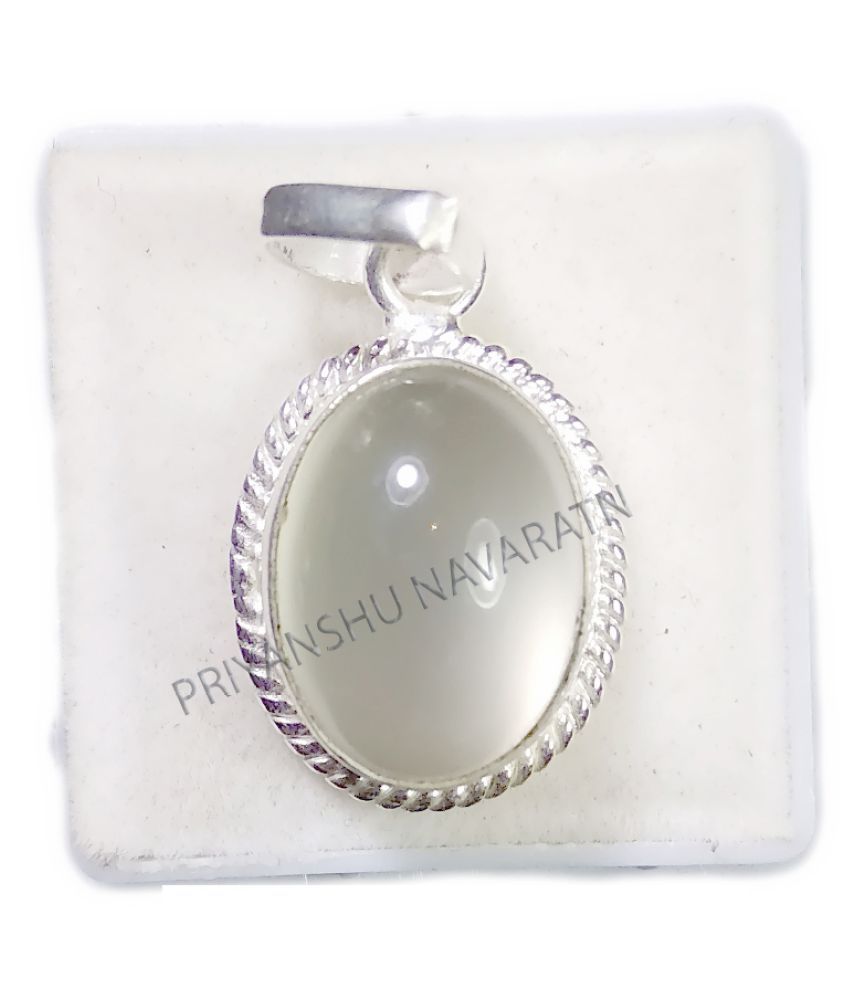Lab Certified Moonstone Pendant Locket 7.778.88 Ratti 78 Carat