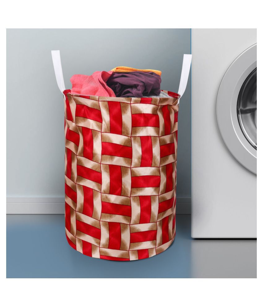     			E-Retailer Set of 1 20 L+ Laundry Bags Red