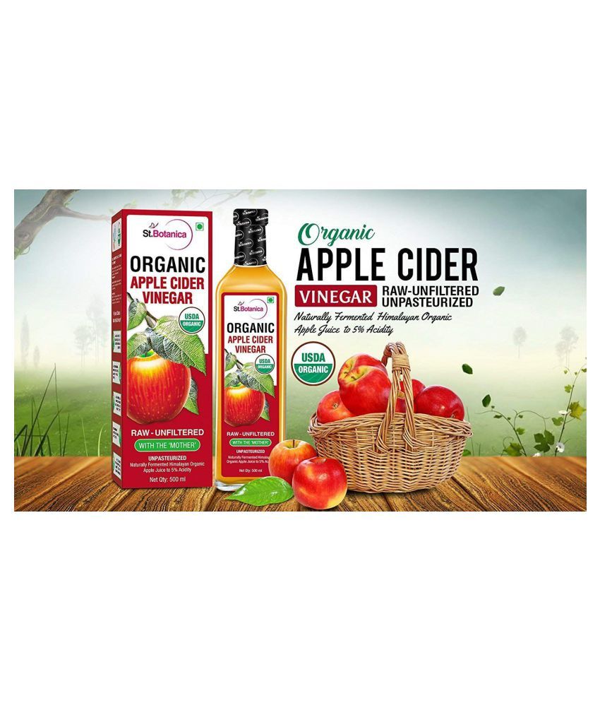 StBotanica USDA Organic Apple Cider Vinegar (Glass Bottle) 500 g Buy