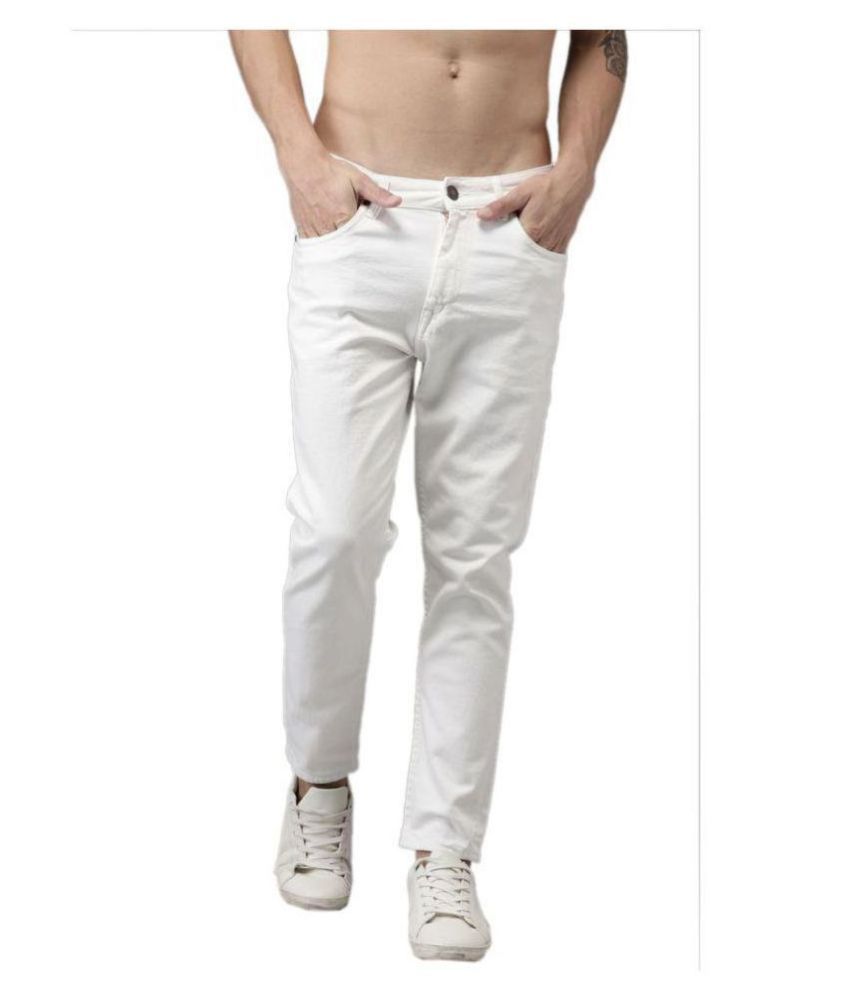     			Lawson White Skinny Jeans