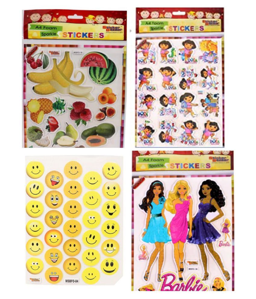 Sticker Bazaar Pack of 8 Buy Sticker Bazaar Pack of 8 Online at Low