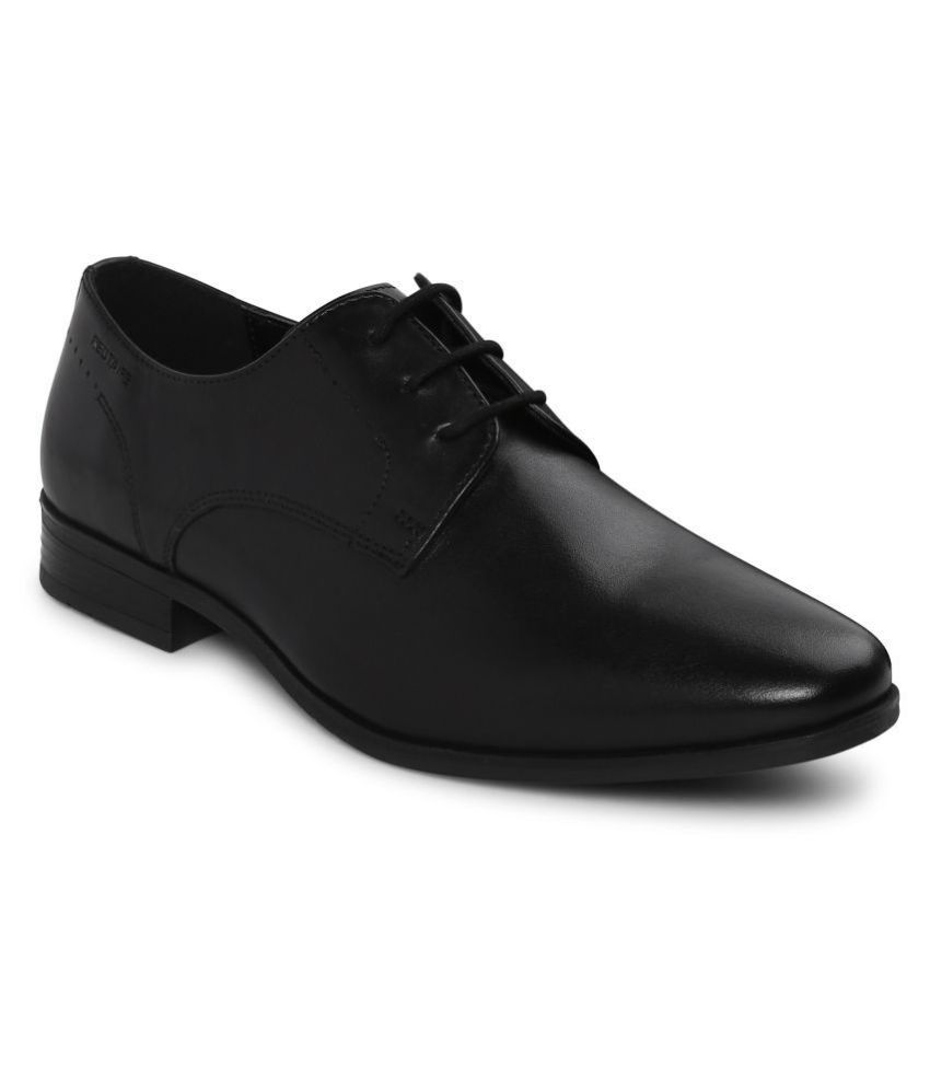 Red Tape Derby Genuine Leather Black Formal Shoes Price in India- Buy ...