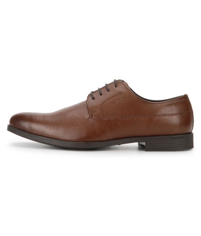 red tape genuine leather derby shoes
