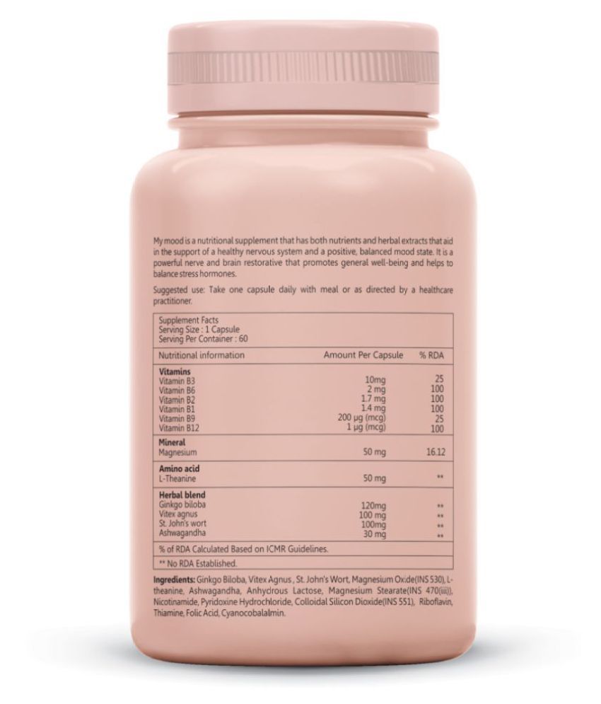 SheNeed Mood Booster Supplement 60 no.s Vitamins Capsule Buy SheNeed