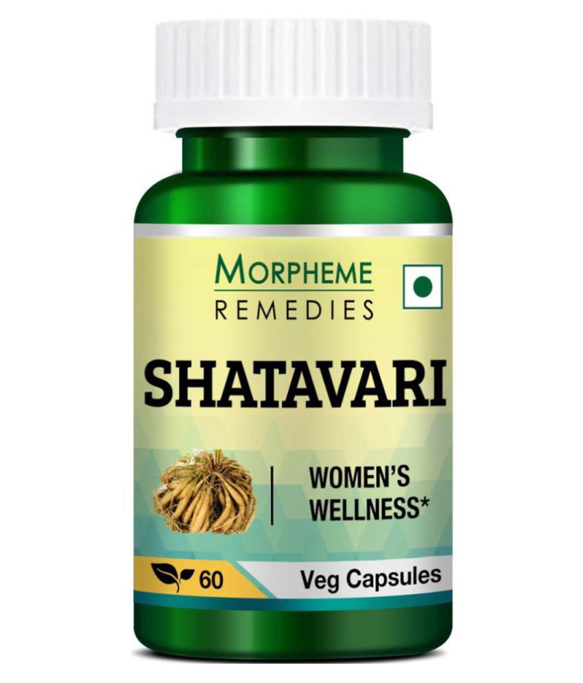 Morpheme Remedies Shatavari (Asparagus Racemous) 500mg Extract - Capsule 60 no.s