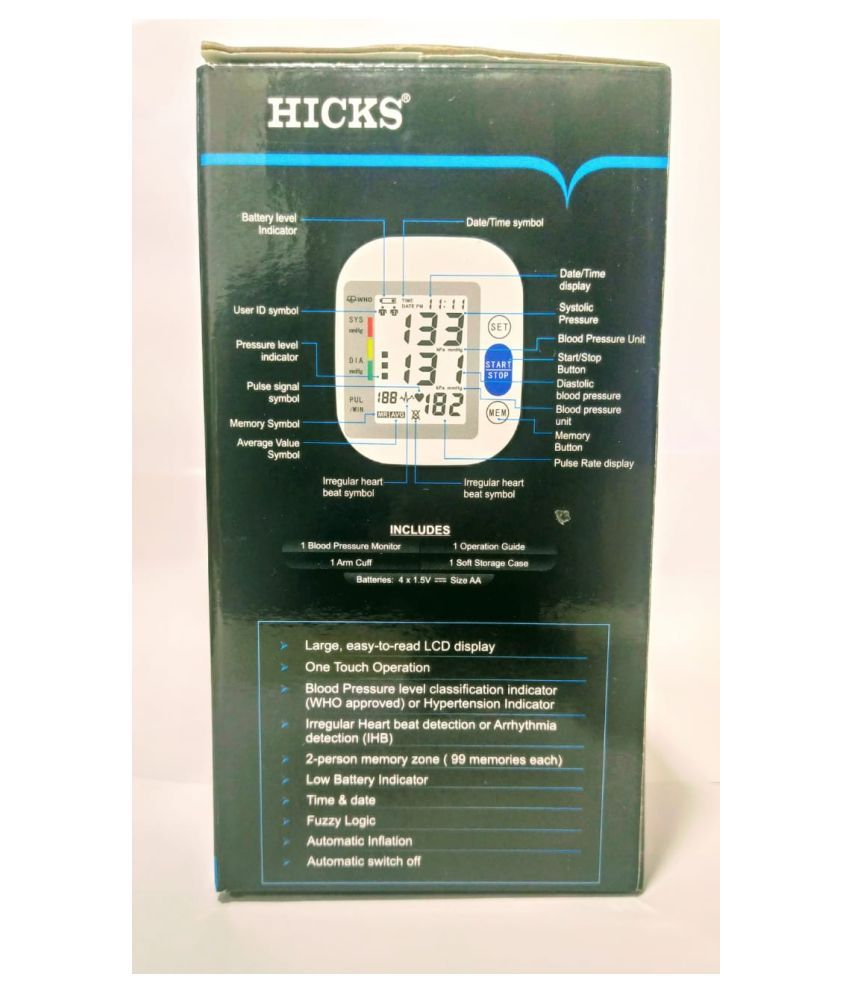 hicks bp machine n825