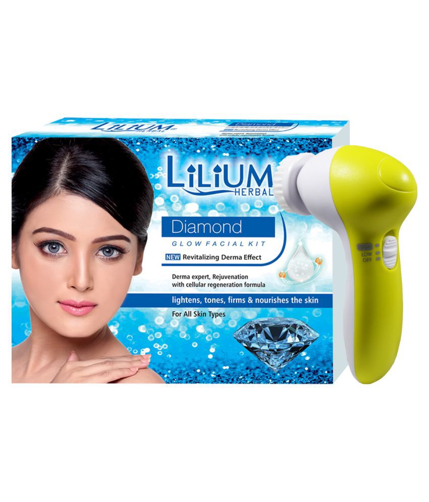 Lilium Diamond Facial Kit And Massager Facial Kit 350 G Pack Of 2 Buy Lilium Diamond Facial Kit