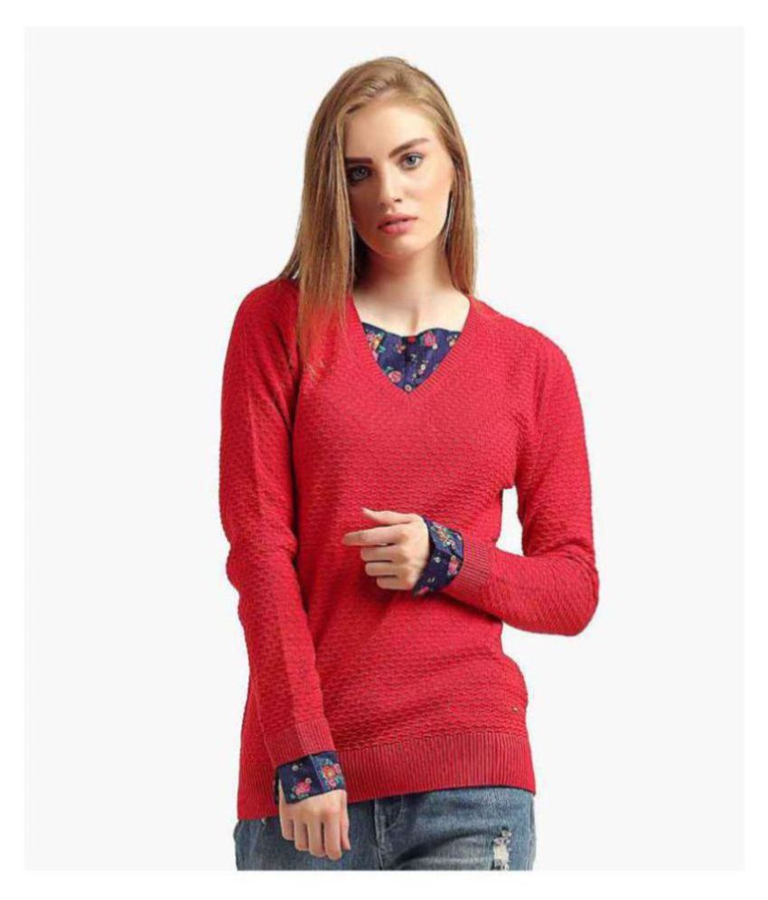 Buy Moda Elementi Nylon Red Pullovers Online at Best Prices in India ...