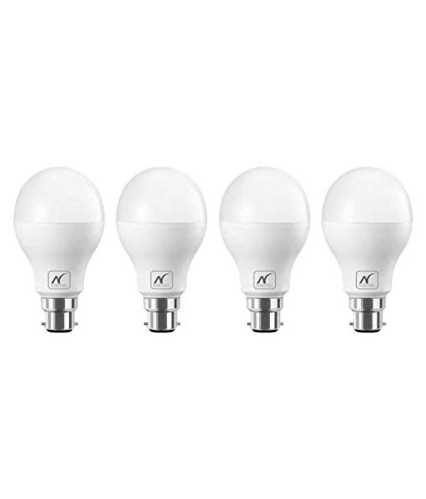     			NIRVIG 9W LED Bulbs Cool Day Light - Pack of 4
