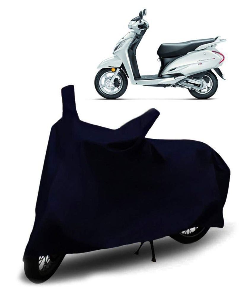 Navy Blue Water-Resistant Scooty Body Cover for Honda Activa 125: Buy ...