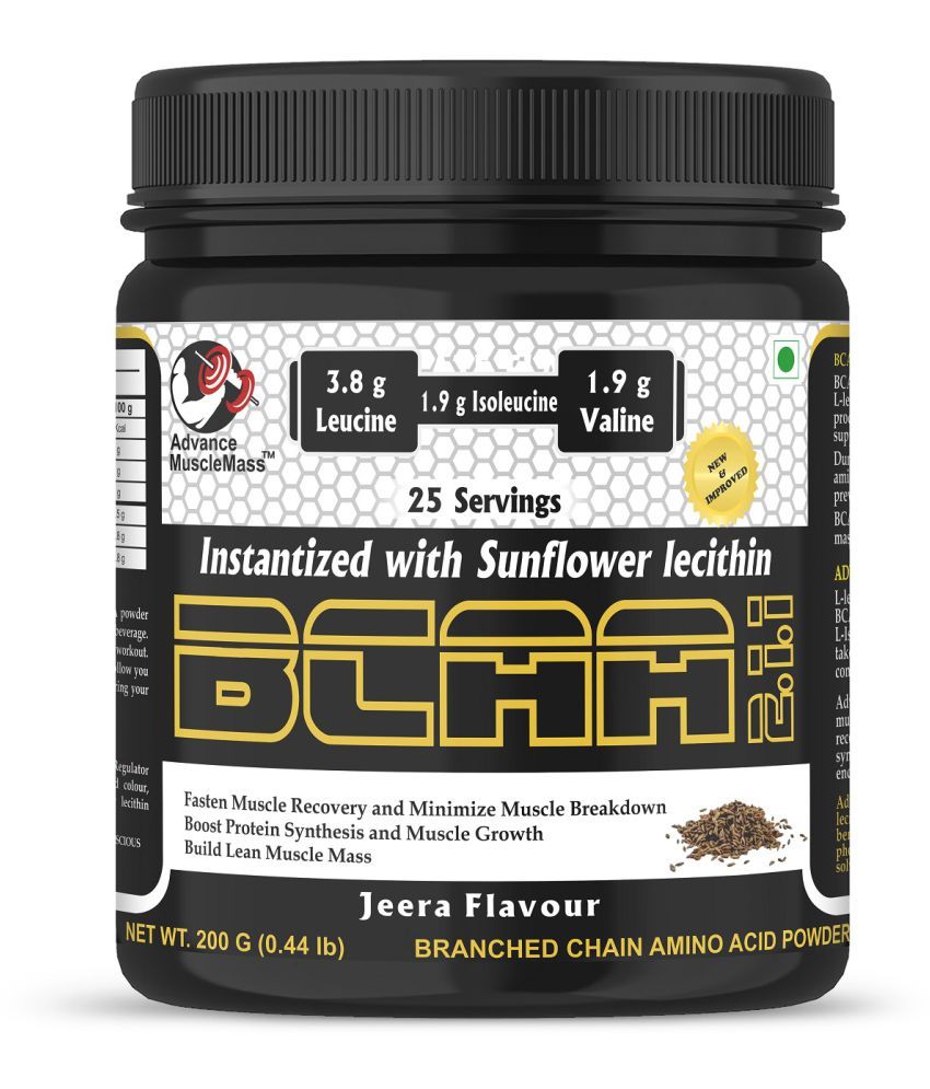 Advance MuscleMass BCAAs JEERA Energy Drink For Workout 200 gm Buy